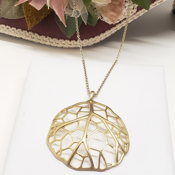 Banana Republic Jewelry - Banana Republic Gold Branch Bubble Pendant Necklace